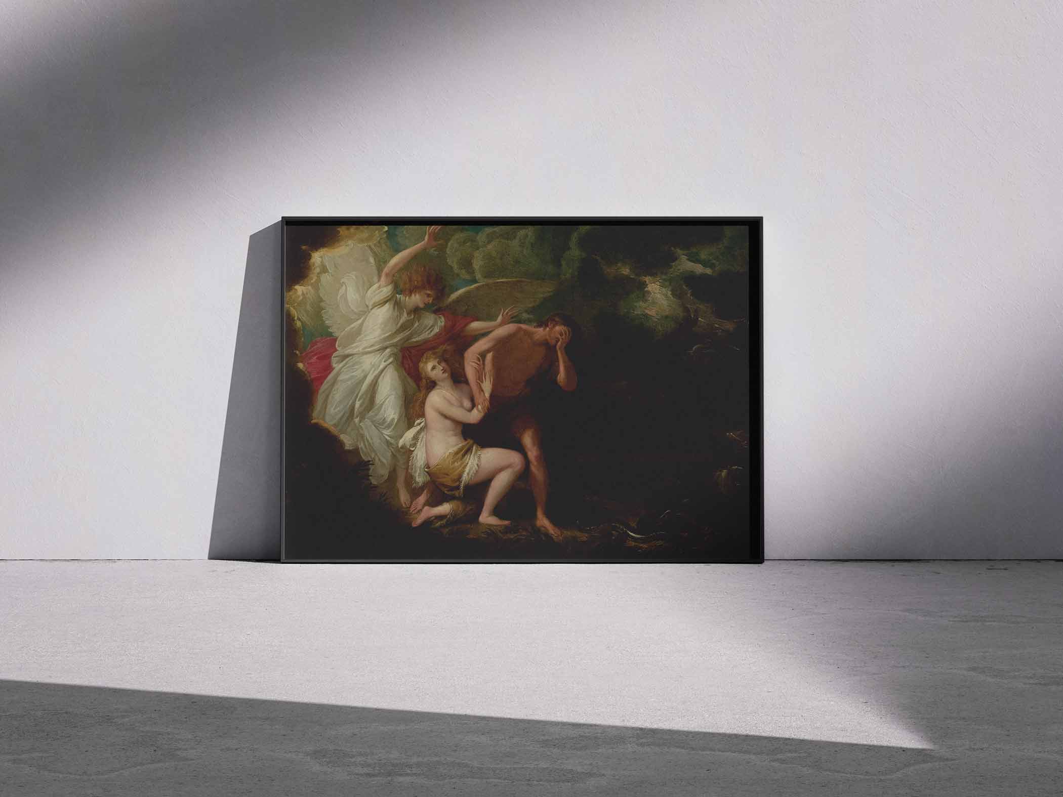 The Expulsion of Adam and Eve from Paradise by Benjamin West